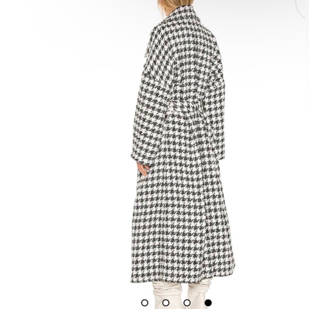 L'Academie the Celena Coat in Black & Ivory size XS NWT - Picture 4 of 9